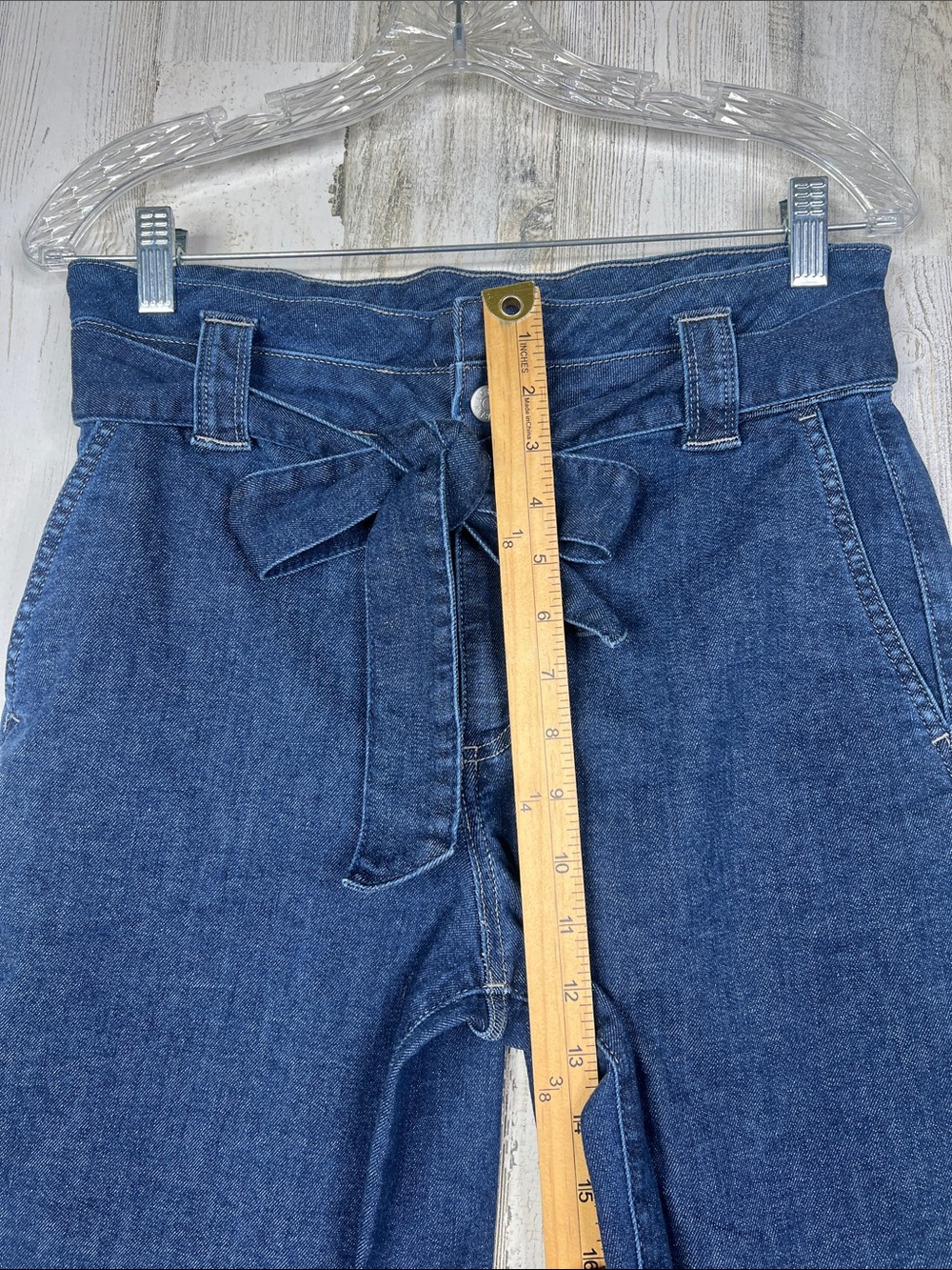 J. Crew Dark Navy Wide-Leg Jeans Women 26 - Picture 9 of 11
